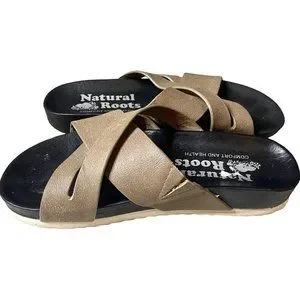 Roots Shoes Natural Roots Canada Leather Slip On Brown